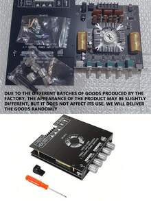 2.1声道HT21数字功率放大器模块TDA7498E高低频汽车音响放大器 - 彩色 - 查看 10