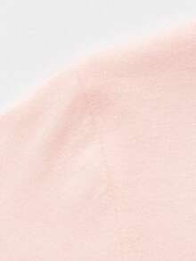 Balabala Girls' Warm Underwear Set, Soft Cotton Comfortable Base Layer Pajama Set, Spring/Autumn - Pink - View 11