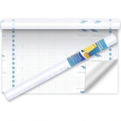 Rollo de papel de contacto, 17.5 pulgadas x 5 pies, papel autoadhesivo para forrar libros, protector de documentos, manualidades, cubiertas de libros de bolsillo y duras
