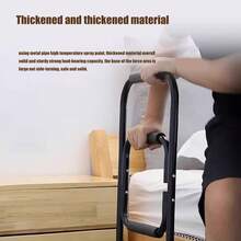 Bedside Handrail with Elderly Assist Standing Aid - Negro - Ver 7
