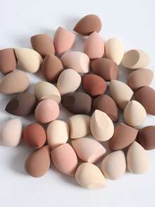 3/5/10/15/20/30pcs Makeup Sponges, Random Colors & Shapes, Powder, Liquid & Cream Foundation Blender, Latex-Free Wet & Dry Use, Suitable For All Skin Types,Giveaways,Travel,Cheap Stuff,Travel Essential - Nhiều màu - Xem 3