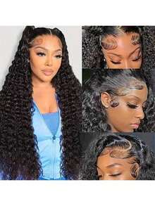 NATAN 1pc Unisex-Adult 12" Full Head Brown Curly Wave Wig - Shoulder-Length, Soft Natural-Looking Hairpiece With Elastic Mesh For Everyday Comfort And Style - Natural & Black - View 7