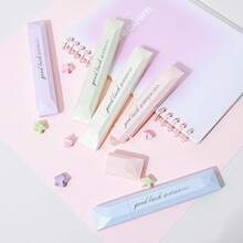 Paper Handwork Tapes Set (4pcs Glue Tape + 1pc Clipper), Pen Style Double Sided Adhesive Dot Tape, Macaron Color Clippers, For Paper Memo Diary Craft DIY Scrapbook Tape, Student Back To School Office