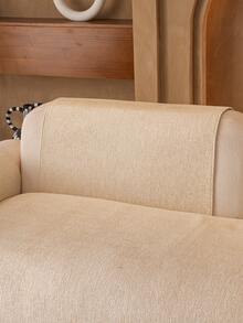 1 tấm bọc ghế sofa bằng vải chenille màu trơn, thân thiện với thú cưng, chống trượt, chống bẩn, mềm mại và thân thiện với da, đa năng dùng trong nhà và ngoài trời, phòng khách, phòng ngủ, trang trí ngày lễ, bảo vệ ghế sofa, phù hợp với ghế sofa 1/2/3/4 chỗ ngồi - Màu be - Xem 7