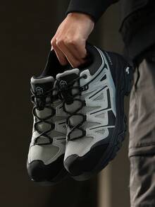 GUYISA LANGTAN Premium Safety Shoes, New Carbon Fiber Toe Cap Safety Shoes, Anti-Smash, Anti-Puncture, Hiking Series, Breathable, Soft, Lightweight, Durable, Safety Protective Work Shoes - Black - View 4