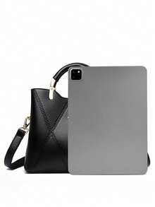 LANYIBAIGE 2026 Túi đeo chéo vai sang trọng chính hãng dành cho nữ, túi xách thiết kế thời trang, túi xách tay kiểu dáng thường ngày, ví và túi cầm tay bằng da PU dành cho nữ. - màu đen - Xem 8