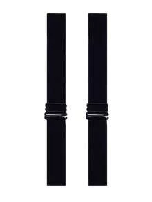 Bộ 12/10/5/3/2/1 dây thun đen điều chỉnh được, thích hợp cho tóc giả, dây đeo điều chỉnh, dụng cụ làm tóc giả, phụ kiện mũ đội tóc giả. - màu đen - Xem 12