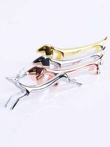 1个不锈钢筷架，狗狗造型筷托，餐具配件，厨房装饰