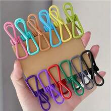 1pc/5pcs/15pcs Portable Random Color Sealing Clips, Stainless Steel Sealing Clips, Snack Bag Clips, Suitable For Clothes Clips, Food Bag Sealing, Storage Bags And Sketch Clips - Sealing Clip - View 11
