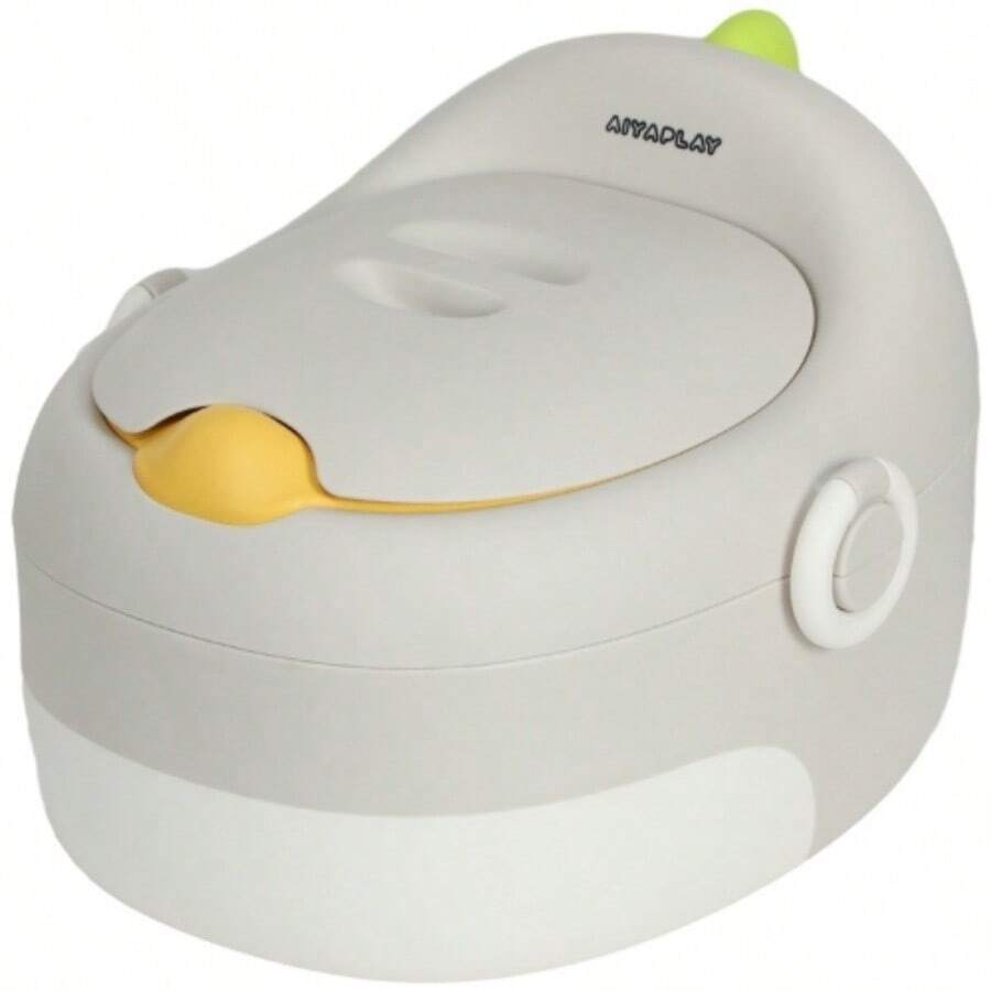 3-In-1 Children's Potty, Removable Seat, Faux Leather Upholstery, Up To 50 Kg, 6 Months To 6 Years, Grey - Grey - View 1