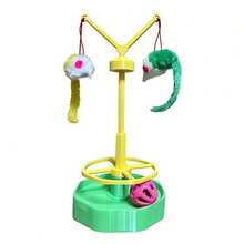 1 Set Mouse Bell Ball, Cat Rotating Toy, Tracking Ball, Pet Entertainment Gadgets - Multicolor - View 11