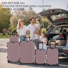 YSTYLE Suitcase Available In Various Colors Made Of PVC Material With Combination Lock And Silent Universal Wheels, Suitable For Storing Clothes For Business Trips, Boarding And Student Boarding.