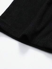 Mens Casual Pants - Cotton Blend Fabric Oversize Relaxed Fit | Spring Easy-Match Comfort For Daily Streetwear & Casual Outings (Modern Minimalist Urban Style) - 黑色 - 查看 5