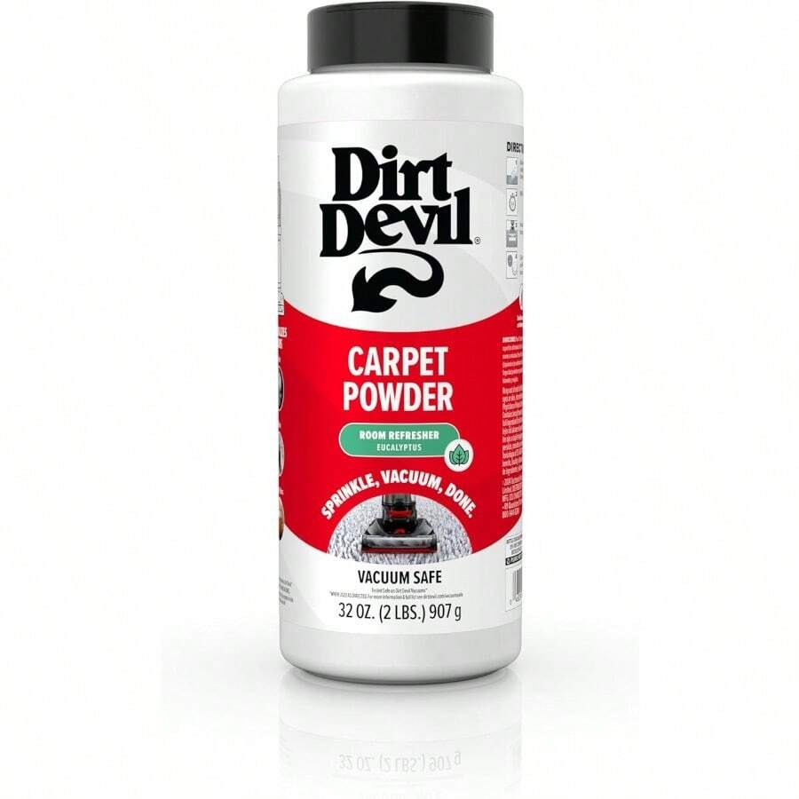 Dirt Devil Carpet Powder, 32 Oz, Room Refresher And Odor Eliminator, Eucalyptus Scent, Vacuum Cleaner , For Use On Carpets, Rugs, Upholstery And More, Carpet Freshener Powder For Home Use - 尤加利 - 查看 1