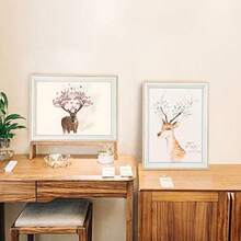 Simpeak 3 Piezas Marco de Fotos,4" x 6" Soporte para Retratos Fotogrficos con Soporte en ngulo Vertical/Horizontal, 10 * 15cm Marco Fotogrfico para Decoracin Oficina en Casa - blanco+4 x 6 pulgadas - Ver 4