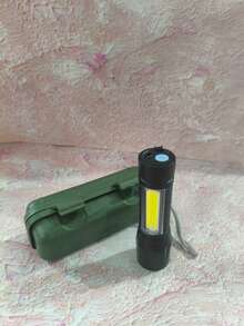 高亮LED手电筒，多用途远射程便携式超亮紧凑型手持手电筒，带侧灯，适用于家庭使用 - 彩色 - 查看 10