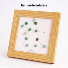 1PC Natural Healing Health Energy Gem The Zodiac Seven Chakra Photo Frame Home Decoration Desktop Decoration Gift - 4-inch Zodiac Photo Frame - View 15