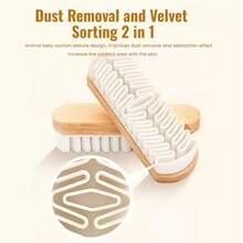 2pcs Suede Brush And Eraser, 2025 New Suede Brush And Eraser, Soft Suede Shoe Brush Cleaner, Suede Cleaning Brush, Suitable For Shoes, Bags, Jackets, Wallets, Sofas, With Wooden Handle, Can Remove Stains - Multicolor - View 7