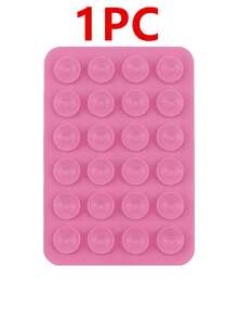 1个硅胶吸盘手机壳支架，方形手机壳背面硅胶吸盘，24个胶囊，硅胶吸盘手机壳粘性手机支架，免提手机支架，硅胶手机托架，兼容和安卓手机，情人节旅行必备，旅行配件，旅行必备品，海滩度假，暑假，学校配件，返校用品 - 彩色 - 查看 18