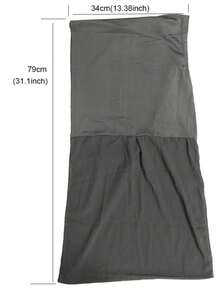 الحجاب الناعم بلون عتيق، الحجاب المرقّع باللون الواحد، وشاح للارتداء اليومي للمسلمات - رقعة بيضاء - مشاهدة 5