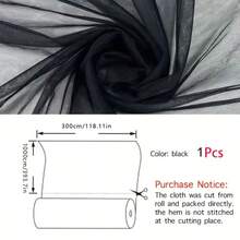 重型防虫窗帘，无需钻孔即可安装，轻便透气的涤纶网，适用于庭院、露营、凉亭、后院 - 四季防蚊，适用于婚礼、门廊、小屋。