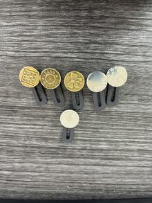 1pc Adjustable Waist Elastic Waistband, Metal Buckle, Ideal Gift, Suitable For Pairing With Women's Jeans And Skirts, Unisex, Minimalist Style - Multicolor - View 9