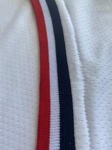 Men's No.9 White Basketball Jersey, Casual Embroidered Stitched Round Neck Vest, Party & Sports Wear - White - View 6