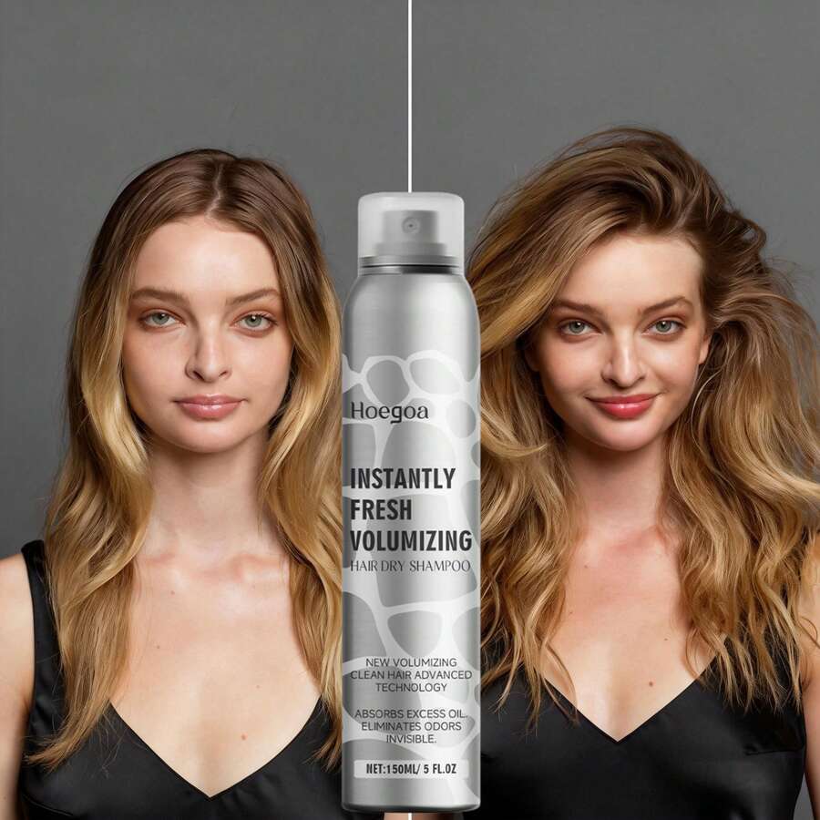 Dry Shampoo Spray Volumizing Oil Absorbing Waterless Hair Refresh Quick Clean No Residue Travel Size Invisible Finish - Dầu gội khô dạng xịt - Xem 1