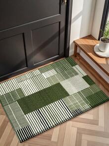 DAJIANG 1pc Plush Thickened Non-Slip Doormat, Comfortable Floor Mat, Entrance Passage Runner Rug, Kitchen Mat, Machine Washable, Easy To Clean Carpet, Home Decor Entryway Decor Bathroom Kitchen Decor Kitchen Rug - Flannel Floor Mats, Living Room Rugs, Bedroom Rugs, Washable Rugs, Shag Rugs, Cozy Rugs, Soft On Feet, Home Decor Rugs, Adds Warmth, Stylish Rugs, Valentine's Day Decor, Valentines Decor - Welcome Mats, Entrance Mats, Outdoor Doormats, Absorbent Mats, Keeps Dirt Out, Front Door Mat, Cute Doormats, Easy Clean Mats, Kitchen Mats For Floor, Kitchen Rugs, Kitchen Deccor - 彩色 - 查看 7