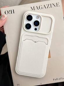 Étui de téléphone  texturé de couleur unie minimaliste, qualité souple compatible avec Apple 16/16Plus/16Pro/16Promax, 15/15Plus/15Pro/15Promax, 14/14Plus/14Pro/14Promax, 13/13Pro/13Promax, 12/12Pro/12Promax, 11/11Pro Max, anti-poussière, haute valeur, populaire - Multicolore - Voir 5