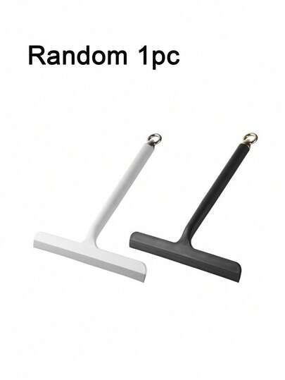 多功能手持刮水器 - 适用于浴室门窗和汽车玻璃 - 塑料清洁工具，玻璃表面清洁剂，塑料硅胶材质，符合人体工程学的手柄，适用于浴室、厨房、淋浴房、镜子、瓷砖、台面 - 节省空间的多用途表面