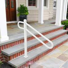 ZhdnBhnos U Shaped Railing For Indoor Stairs,. "X. ' Side Mount Indoor Stair Guardrail, Non-Slip Hand Rails Decorative Stair Railing Kit Iron Hand Rails For Outdoor Steps, Garden Loft Corridor, Gold - Variant,8 - View 4