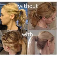 2pcs Ponytail Holder For Volume – High Ponytail Holder For Full, Voluminous Styles, Versatile Accessory For All Hair Types, Ponytail Volumizer For Thick & Long Hair, Fancy Accessories For Women