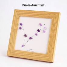 1PC Natural Healing Health Energy Gem The Zodiac Seven Chakra Photo Frame Home Decoration Desktop Decoration Gift - 4-inch Zodiac Photo Frame - View 14