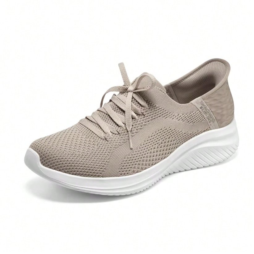 Skechers Men's New Breathable Lightweight Slip-On Outdoor Sports Casual Walking Shoes - Taupe - View 1