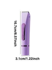 GENAI 女士电动体毛修剪器，双头可充电式脱毛器，适用于腋下、腿部、手臂和比基尼部位 - 彩色 - 查看 11