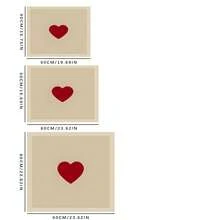 1片心形图案硅胶洗衣机烘干机顶盖垫，洗衣机防尘垫，厨房用品，防滑，适用于洗衣房、浴室、家居装饰、房间装饰 - 彩色 - 查看 10