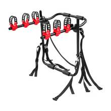 ZhdnBhnos Car Bicycle Rack -Bike, Vehicle Trunk Mount Bike Rack F Frame Foldable Bicycle Carrier Holder For Most Cars SUV Sedan Hatchback Minivan, Lbs Load, Black+Red - Variant,1 - View 7