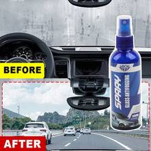 100毫升通用摩托车头盔及汽车车窗防雾喷雾 - 挡风玻璃及车内玻璃防雾剂，提升清晰度，镜面防雾喷雾，防止水分子凝结，改善排水性能，增强雨天能见度，汽车玻璃护理防雨蜡，适用于寒冷天气防雾 - 防霧劑 - 查看 5