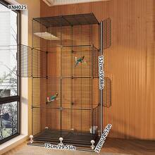 Extra Thick & Dense Bird Cage For Parrots, Cockatoos, Macaws, Large Size Birdcage - Multicolor - View 7
