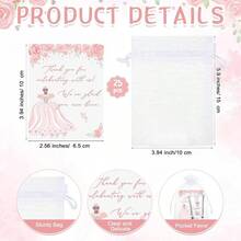 Quinceanera Party Favors Guests Quinceanera Acrylic Shot Glasses Thank You Cards With Organza Bags Mis Quince Anos Sweet 15 Birthday Party FavorsRed - 粉紅色 + 25 - 查看 4
