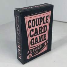 最新推出的50张情侣游戏卡牌，互动桌面游戏卡牌，娱乐卡牌，是约会、晚餐、周末、派对和特殊场合的完美之选，也可作为圣诞节、情人节或生日礼物赠送。开启完美沟通时刻，加深彼此感情。 - 彩色 - 查看 9