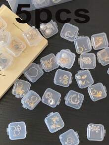 1个迷你首饰收纳盒，便携式拉链旅行首饰整理盒，女士礼品盒，多功能首饰展示架，可收纳戒指、吊坠、耳环、项链 - 适合女孩和女士，万圣节礼品盒，圣诞节礼品盒