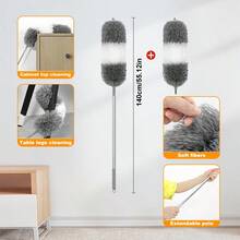 Extendable Duster, Super Microfiber Extendable Duster With Flexible Brush Head - Reusable, Washable Dusting Tool, Duster Brush, Bendable Duster Brush, Reusable, Washable Ceiling Fan Duster, No Battery Needed, Suitable For High Ceilings, Furniture, Cars, Cleaning Supplies, Living Room, Bedroom, Kitchen, Car Cleaning, Cleaning Tools - Multicolor - View 23