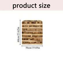 1pc/4pcs/6pcs/10pcs Vintage Style Distressed Wood Texture Print Short Plush Removable Chair Cover, Suitable For Dining Room, Living Room, Office, Hotel And Home Decor, All Seasons