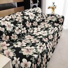 1 件简约风格弹力沙发套，采用牛奶丝面料，一体式弹力带设计，可机洗，宠物友好型沙发保护套，适用于单人至四人沙发，适合客厅、卧室、餐厅等场所。 - 彩色 - 查看 2