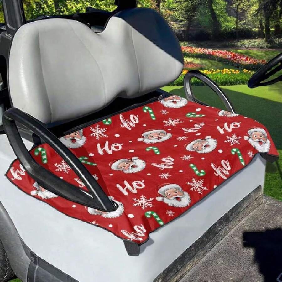 Golf Cart Seat Covers, Golf Cart Seat Blanket Towel, Travel Sports Golf Cart Seat Cover For 2-Person Seats Club Car, Golf Cart Accessories,39250997 - 藏蓝色 - 查看 1