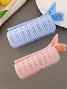 一套女士空气卷发器（1个），高髻夹，鳄鱼夹空气刘海卷发器，蓬松刘海卷发器，蓬松造型工具，发夹，发卡，V形空气卷发器，刘海造型配件，适用于普通发质，美容护理，美发造型工具 - 彩色 - 查看 11