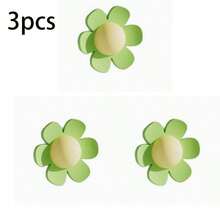 3pcs Flower Shaped Sink Overflow Hole Plug, Bathroom Sink Sealing Cover, Silicone Overflow Drain Stopper, Anti-Leak/Sink Silicone Sealing Cover, Anti-Splash, Anti-Odor Water Plug - Multicolor - View 10