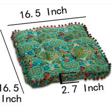Bohemian Style Throw Pillow, Thick Floor Mat, Slouchy Pillow, Cushion, Square Chair Pad, Super Soft Home Cushion, Moroccan Style Cushion, Window Seat Cushion, Tatami Mat Cushion - Exquisite And Comfortable Home Seating Solution With Artistic Flair - Multicolor - View 9